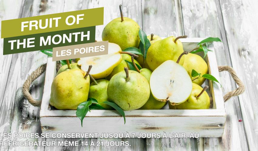 fruit du mois : poire